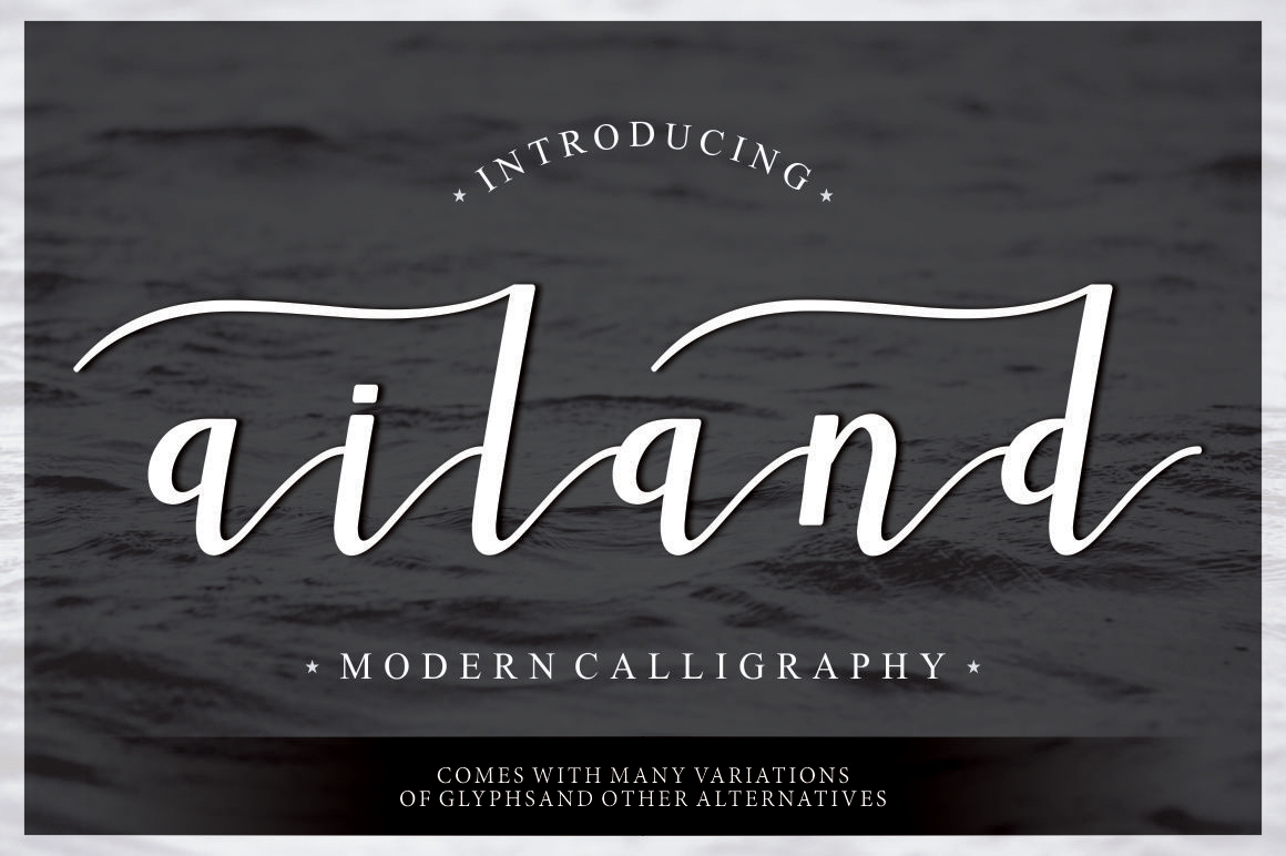 Ailand Font: Elevate Your Brand with Elegant Script