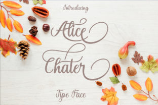 Alice Chater: A Modern Script Typeface for Editors
