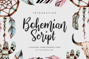 Bohemian Script: A Handwritten Typeface for Editorial Design