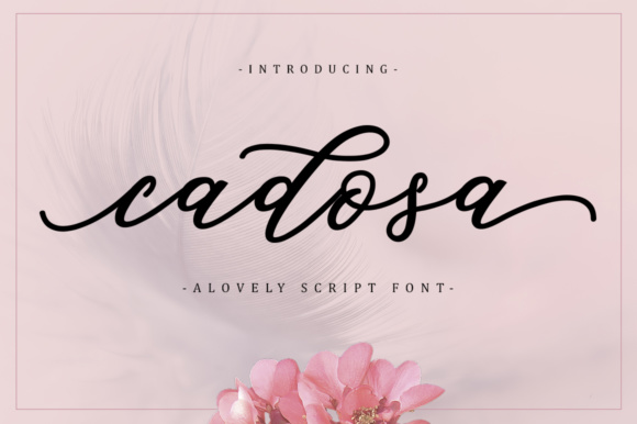 Cadosa Font: A Modern Typeface for Editorial Design