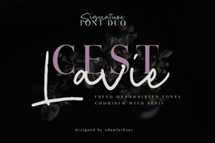 Cest Lavie Duo: A Serif Font for Balanced Branding