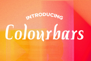 Colourbars: A Classic Serif Font for Editorial Design