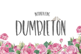 Dumbleton: A Tall Script Typeface for Editorial Design