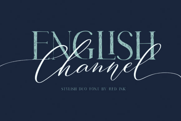 English Channel Duo: A Premium Font Pair for Crafters