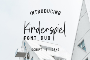 Kinderspiel Duo: A Versatile Script Font for Campaigns