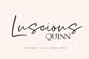Luscious Quinn Duo: A Premium Font for Branding
