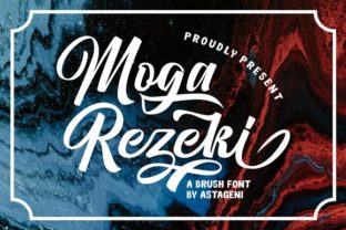 Moga Rezeki Duo: A Playful Script Font for Makers