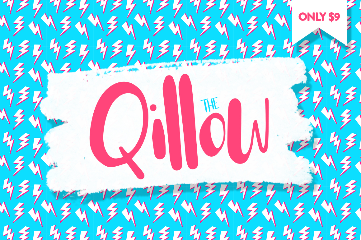 Qillow Script: A Playful Display Font for Editorial Design
