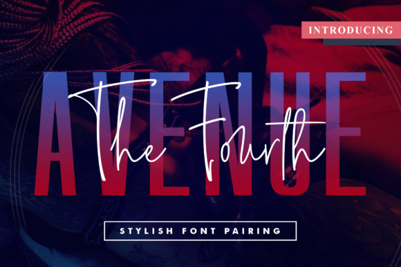 The Fourth Avenue Font: Elevate Your Promo Designs