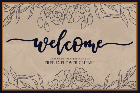 Welcome Script: A Charming Handwritten Typeface for Editorial Design